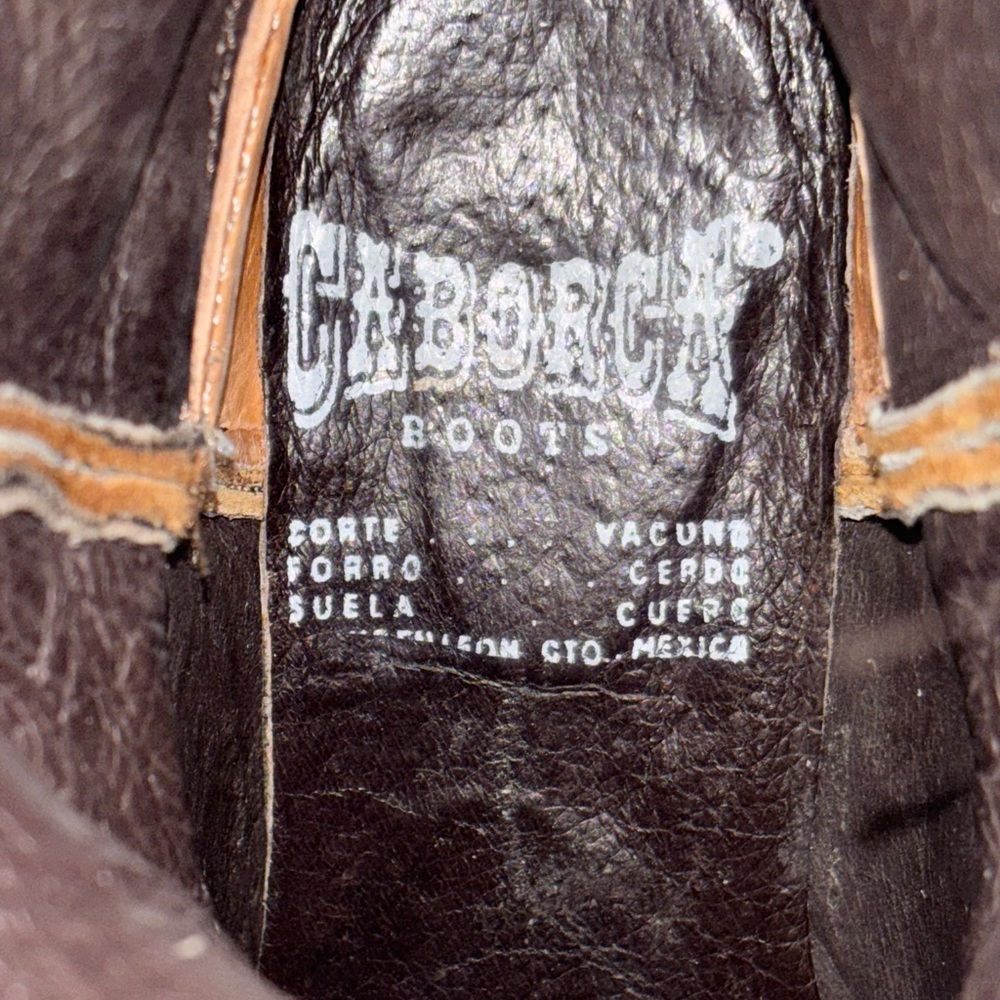 Caborca Brand Womans Distressed Boots Sz 7.5 - Picture 9 of 13
